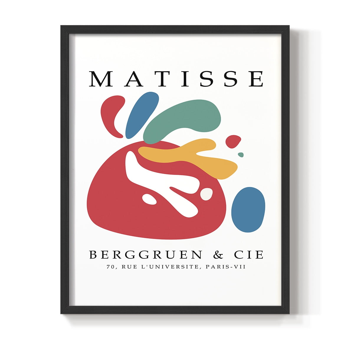 Matisse CCCXXXIX in Black Solid Wood 8 x 10 Framed Print