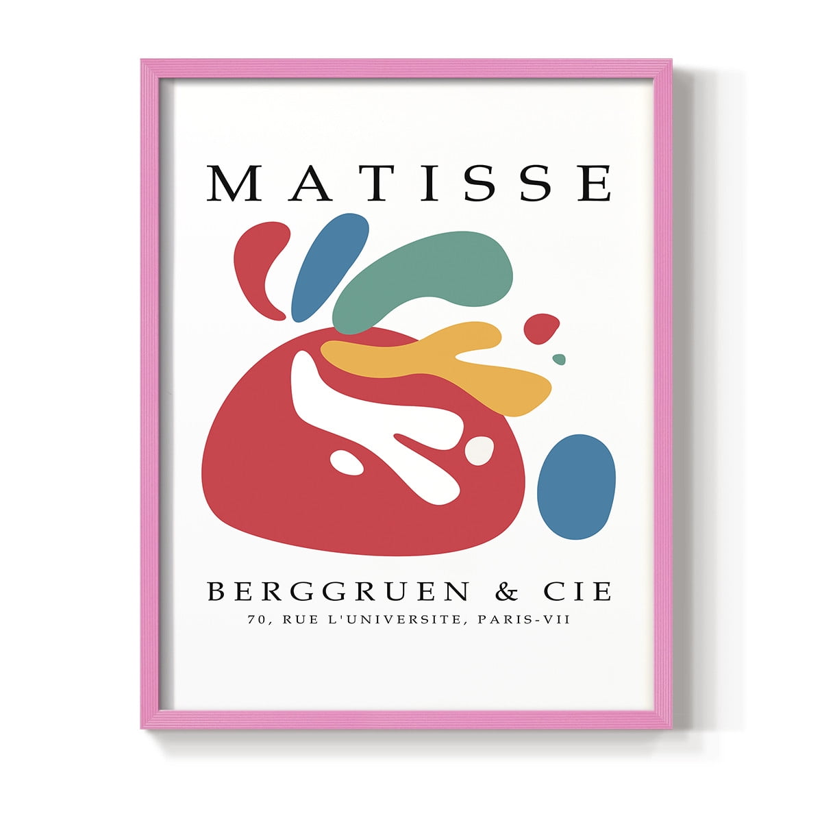 Matisse CCCXXXIX in Pink Solid Wood 8 x 10 Framed Print