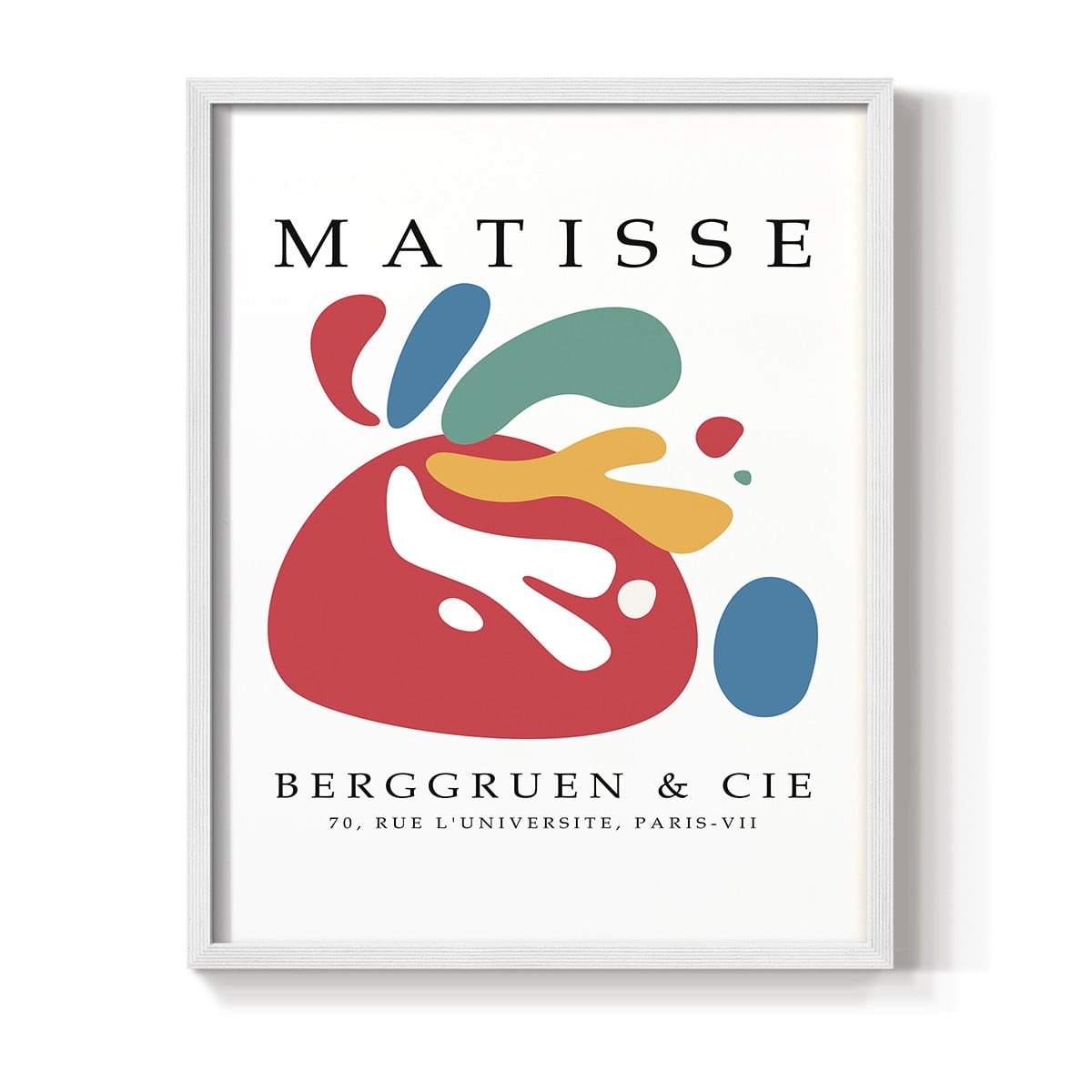 Matisse CCCXXXIX in White Solid Wood 16 x 20 Framed Print