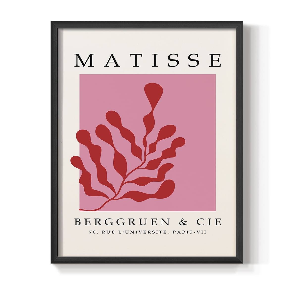 Matisse CCCXXXVII in Black Solid Wood 11 x 14 Framed Print