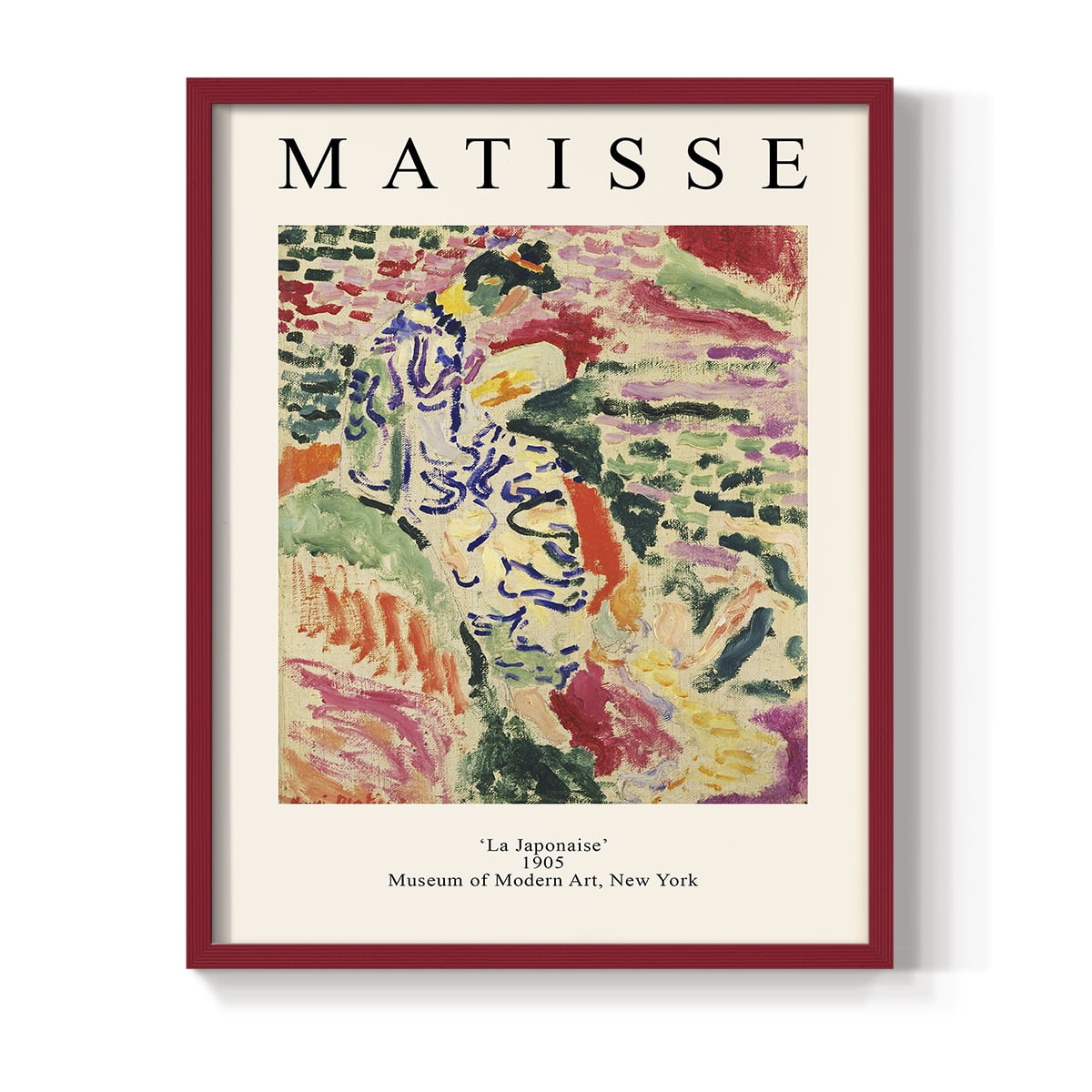 Matisse CCIII in Solid Wood 11 x 14 Framed Print