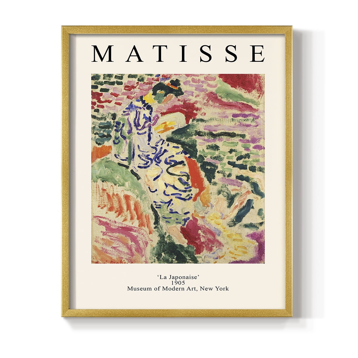 Matisse CCIII in Solid Wood 16 x 20 Framed Print