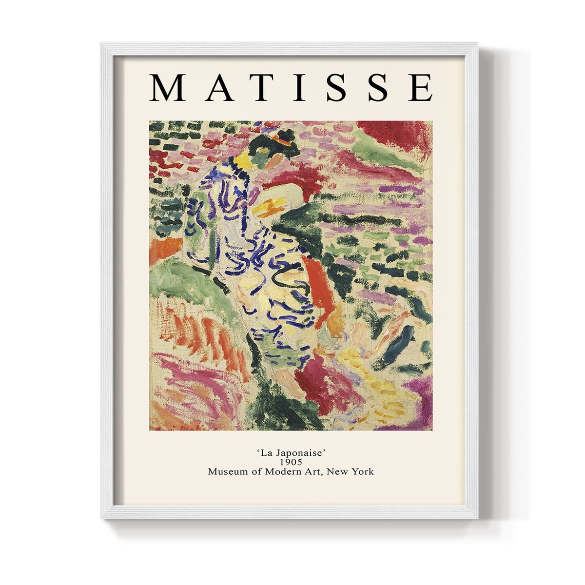 Matisse CCIII in Solid Wood 8 x 10 Framed Print