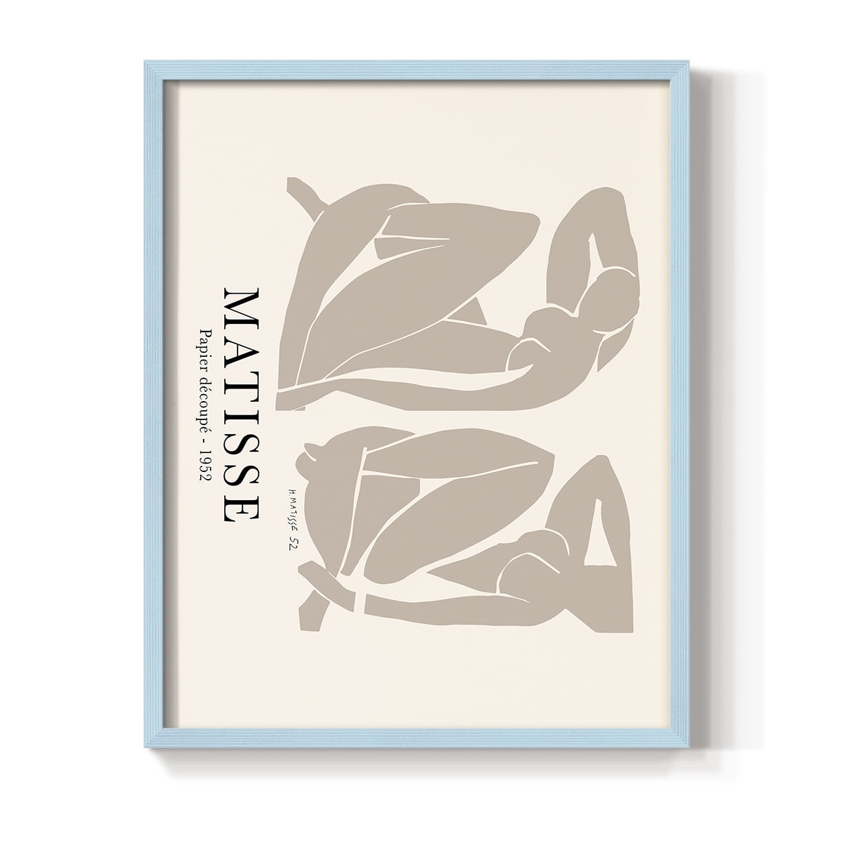 Matisse CCLIII in Solid Wood 11 x 14 Framed Print