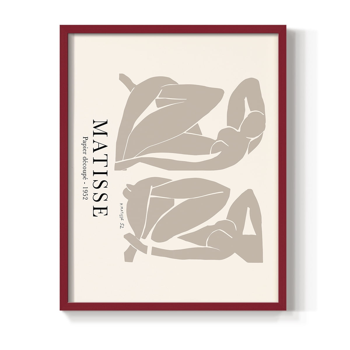 Matisse CCLIII in Solid Wood 11 x 14 Framed Print
