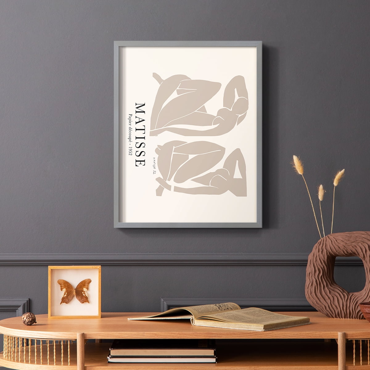 Matisse CCLIII in Solid Wood 8 x 10 Framed Print
