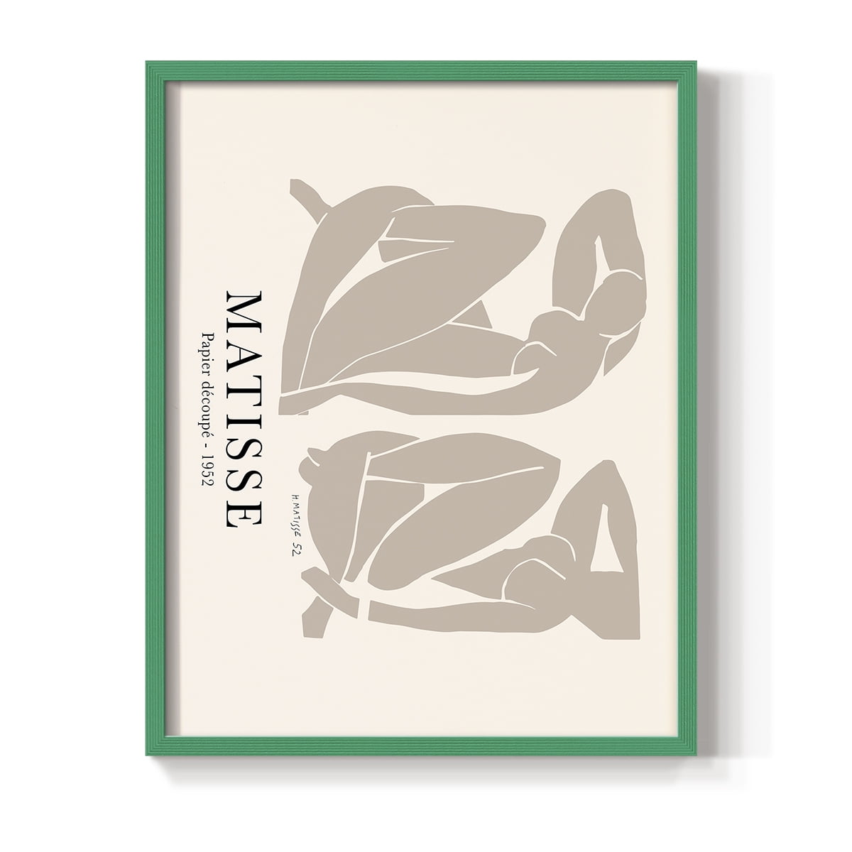 Matisse CCLIII in Solid Wood 8 x 10 Framed Print