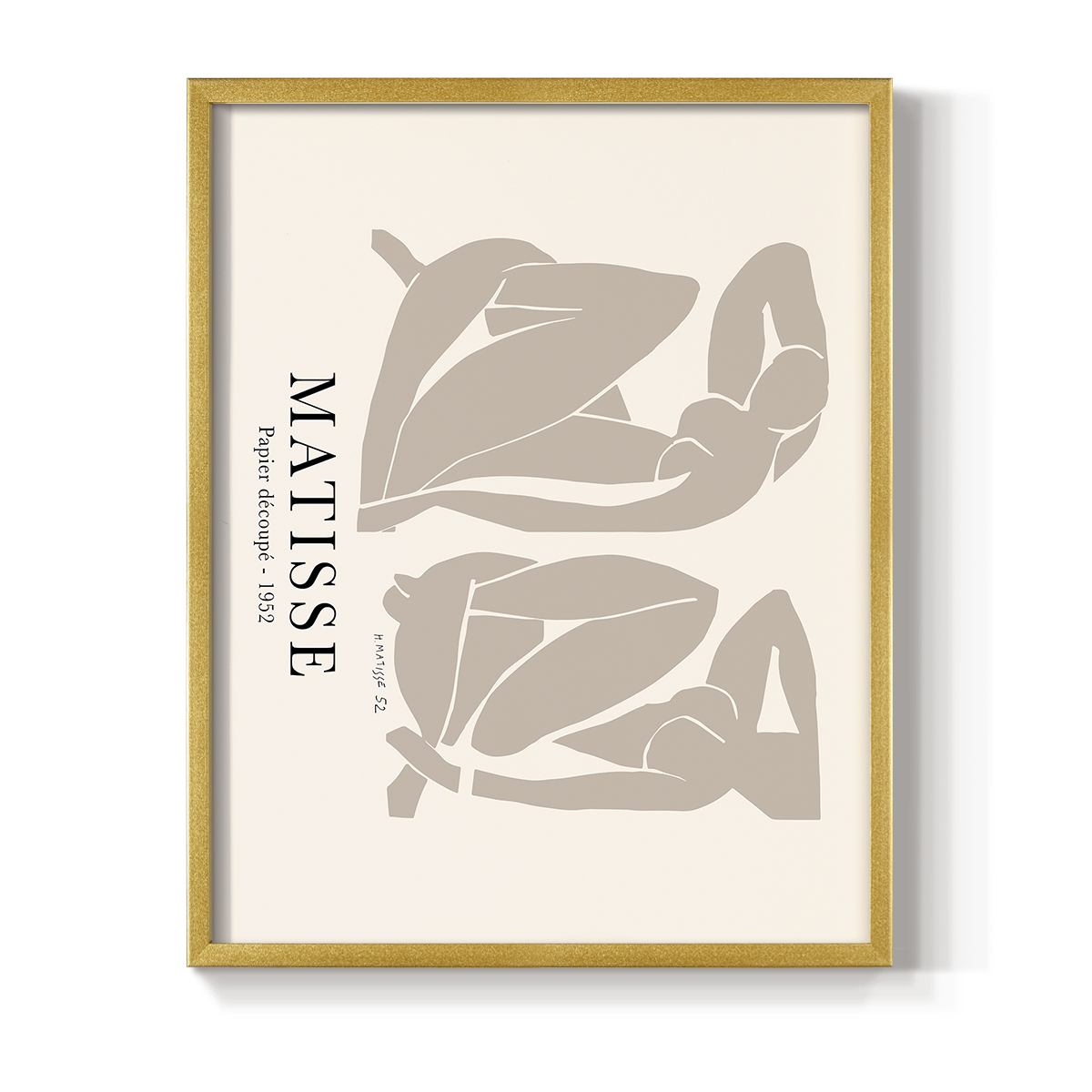 Matisse CCLIII in Solid Wood 8 x 10 Framed Print