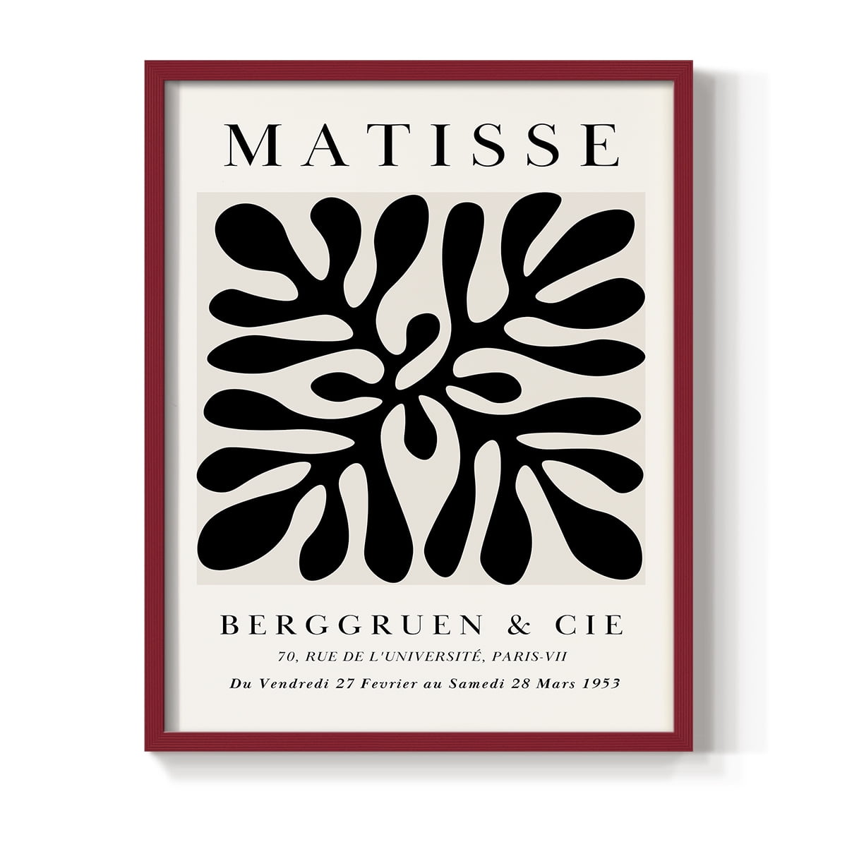 Matisse CCLXVII in Solid Wood 8 x 10 Framed Print