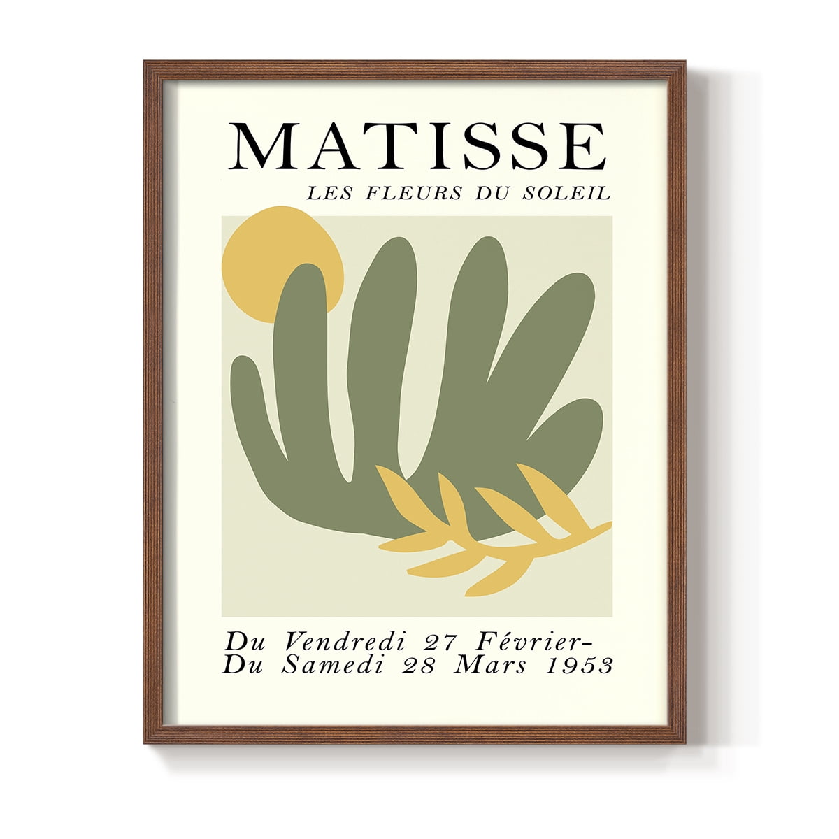 Matisse CCLXXVIII in Solid Wood 8 x 10 Framed Print