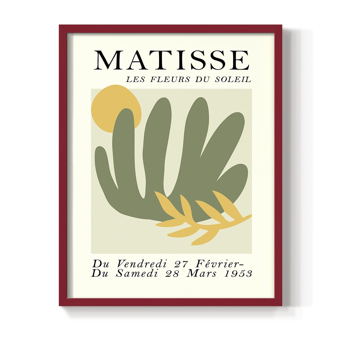 Matisse CCLXXVIII in Solid Wood 8 x 10 Framed Print