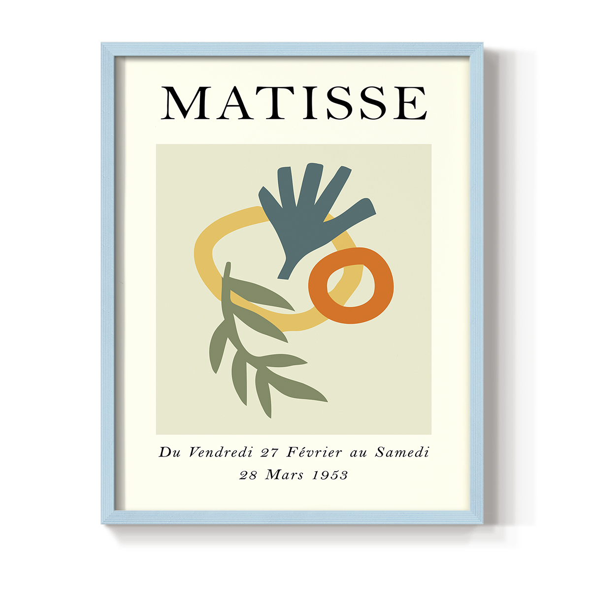 Matisse CCLXXX in Solid Wood 8 x 10 Framed Print