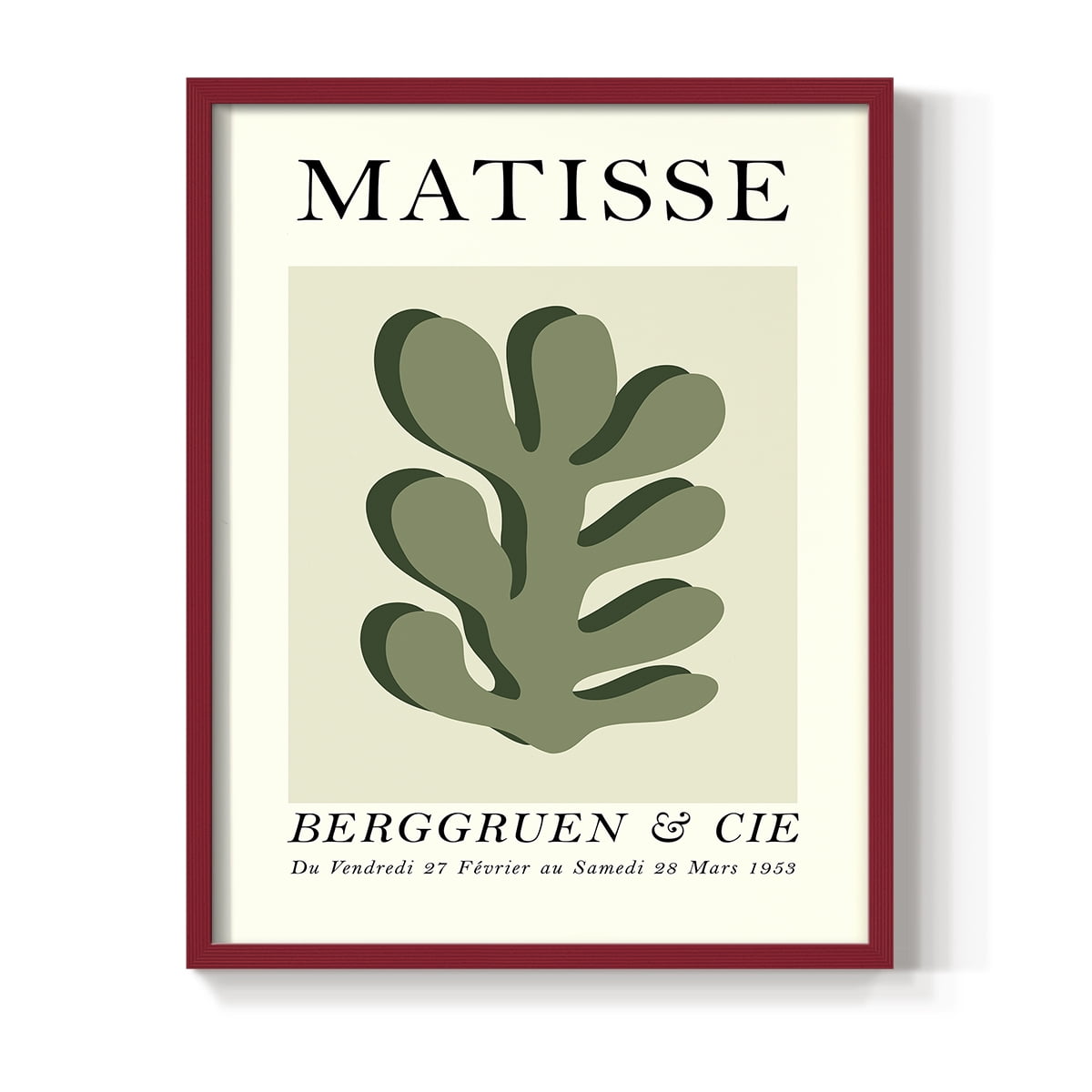 Matisse CCLXXXII in Solid Wood 11 x 14 Framed Print