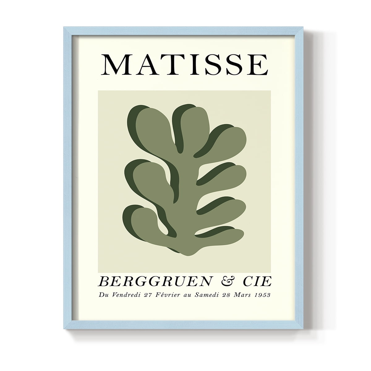 Matisse CCLXXXII in Solid Wood 8 x 10 Framed Print