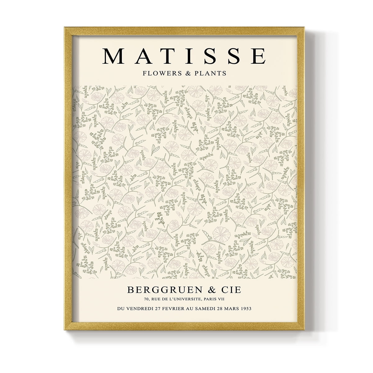 Matisse CCVI in Solid Wood 22 x 28 Framed Print