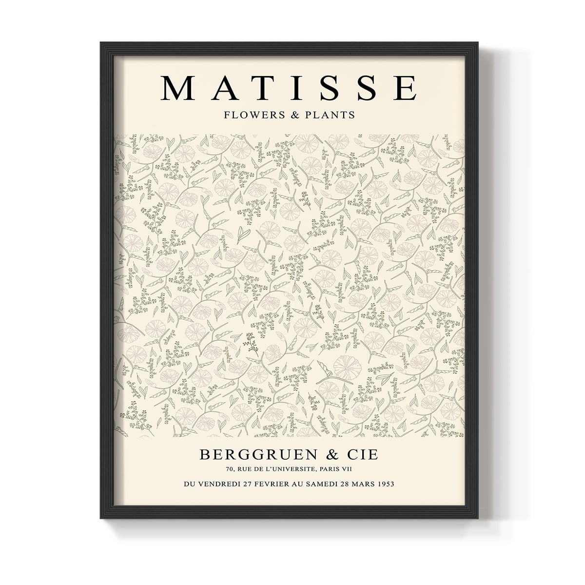 Matisse CCVI in Solid Wood 8 x 10 Framed Print