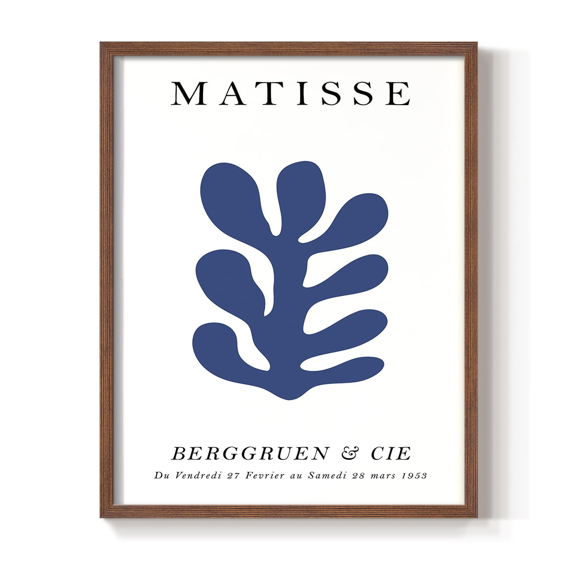 Matisse CCXCVIII in Solid Wood 8 x 10 Framed Print