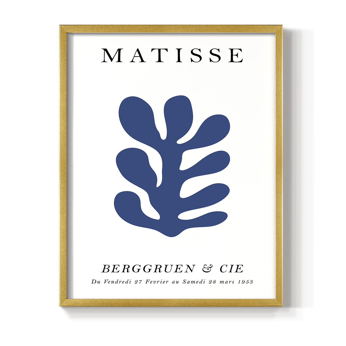 Matisse CCXCVIII in Solid Wood 8 x 10 Framed Print