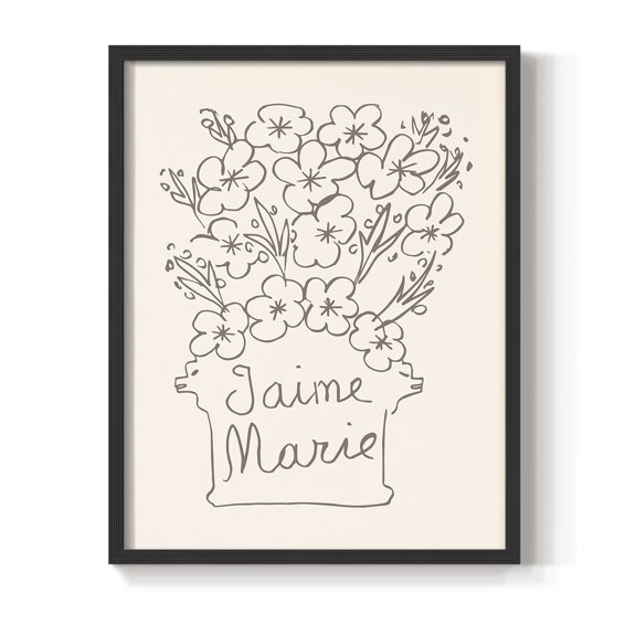 Matisse CCXLI in Solid Wood 11 x 14 Framed Print
