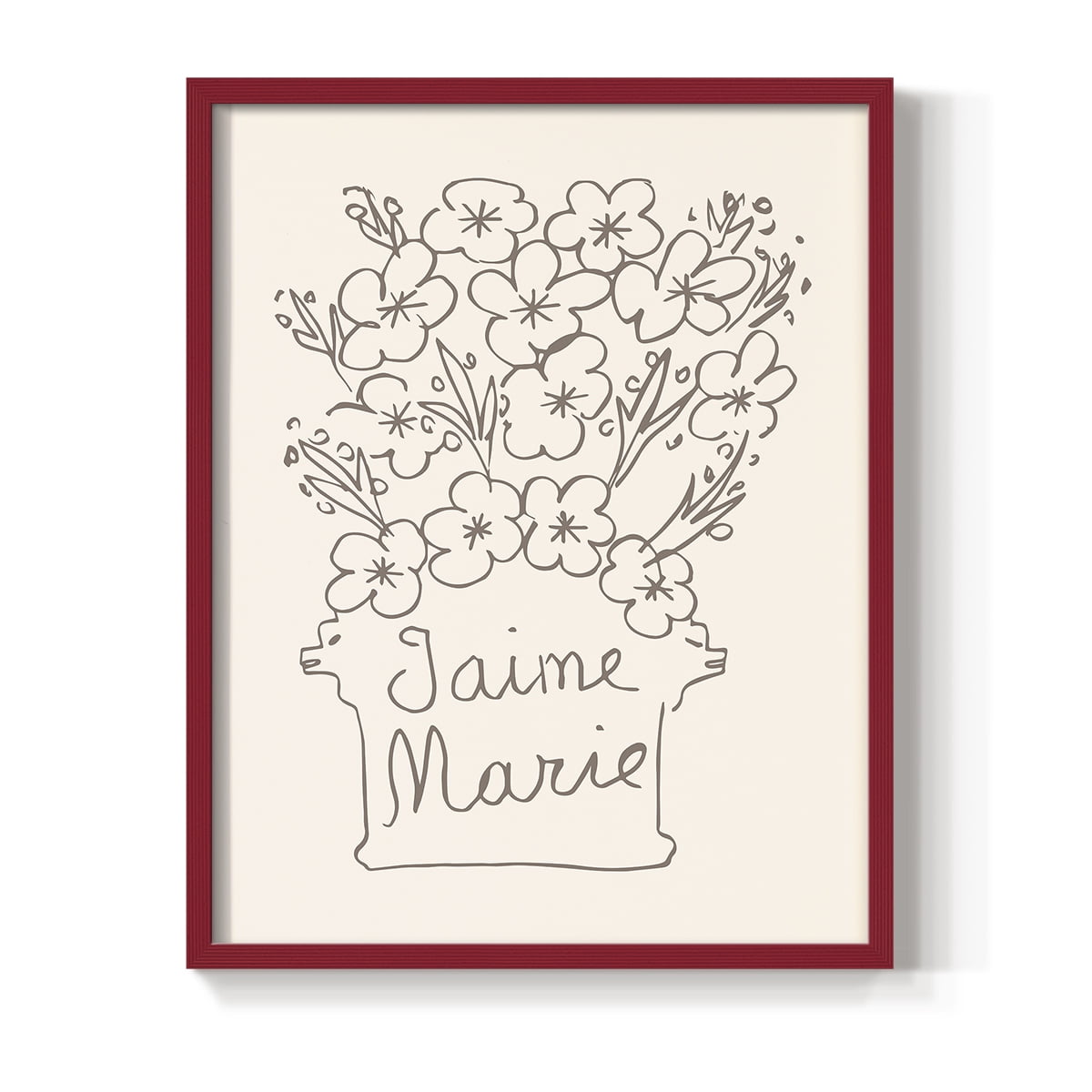 Matisse CCXLI in Solid Wood 11 x 14 Framed Print