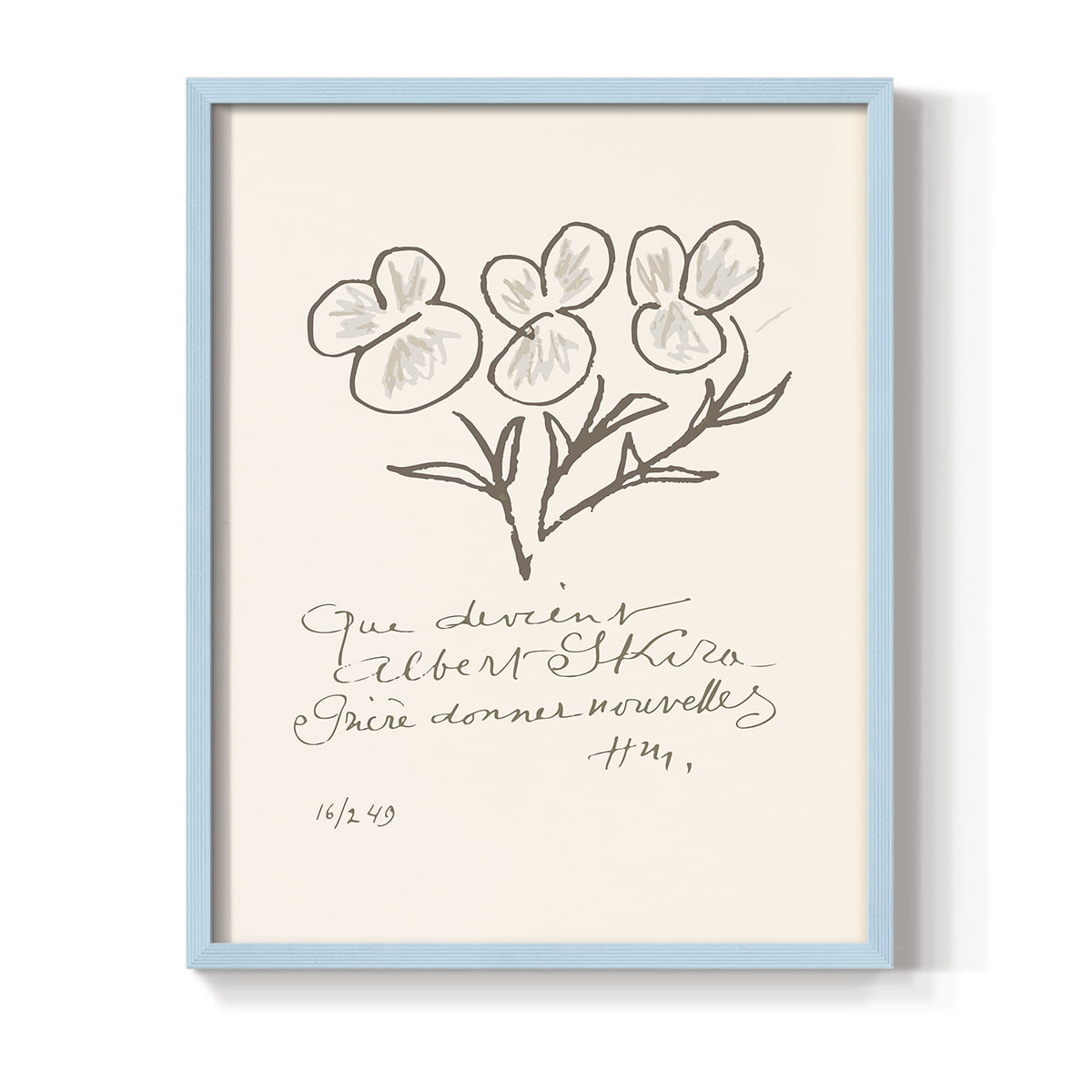 Matisse CCXLII in Solid Wood 11 x 14 Framed Print