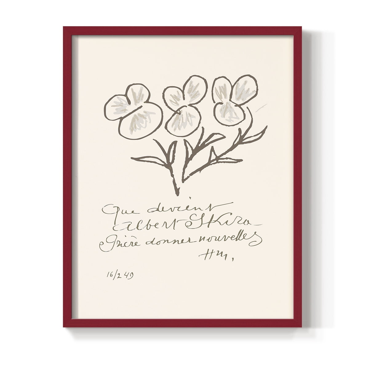 Matisse CCXLII in Solid Wood 11 x 14 Framed Print