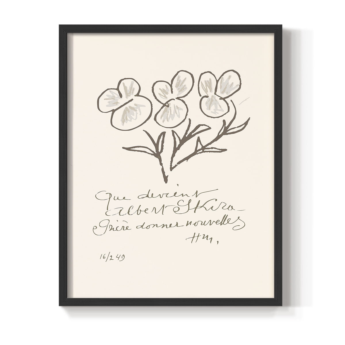 Matisse CCXLII in Solid Wood 11 x 14 Framed Print