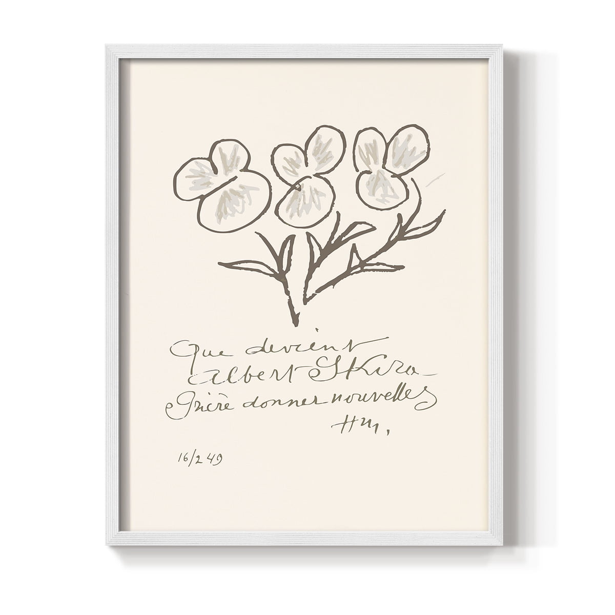 Matisse CCXLII in Solid Wood 11 x 14 Framed Print