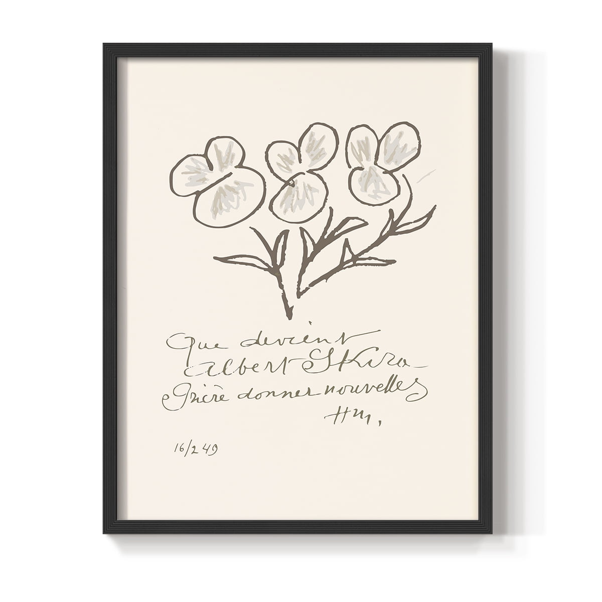 Matisse CCXLII in Solid Wood 8 x 10 Framed Print