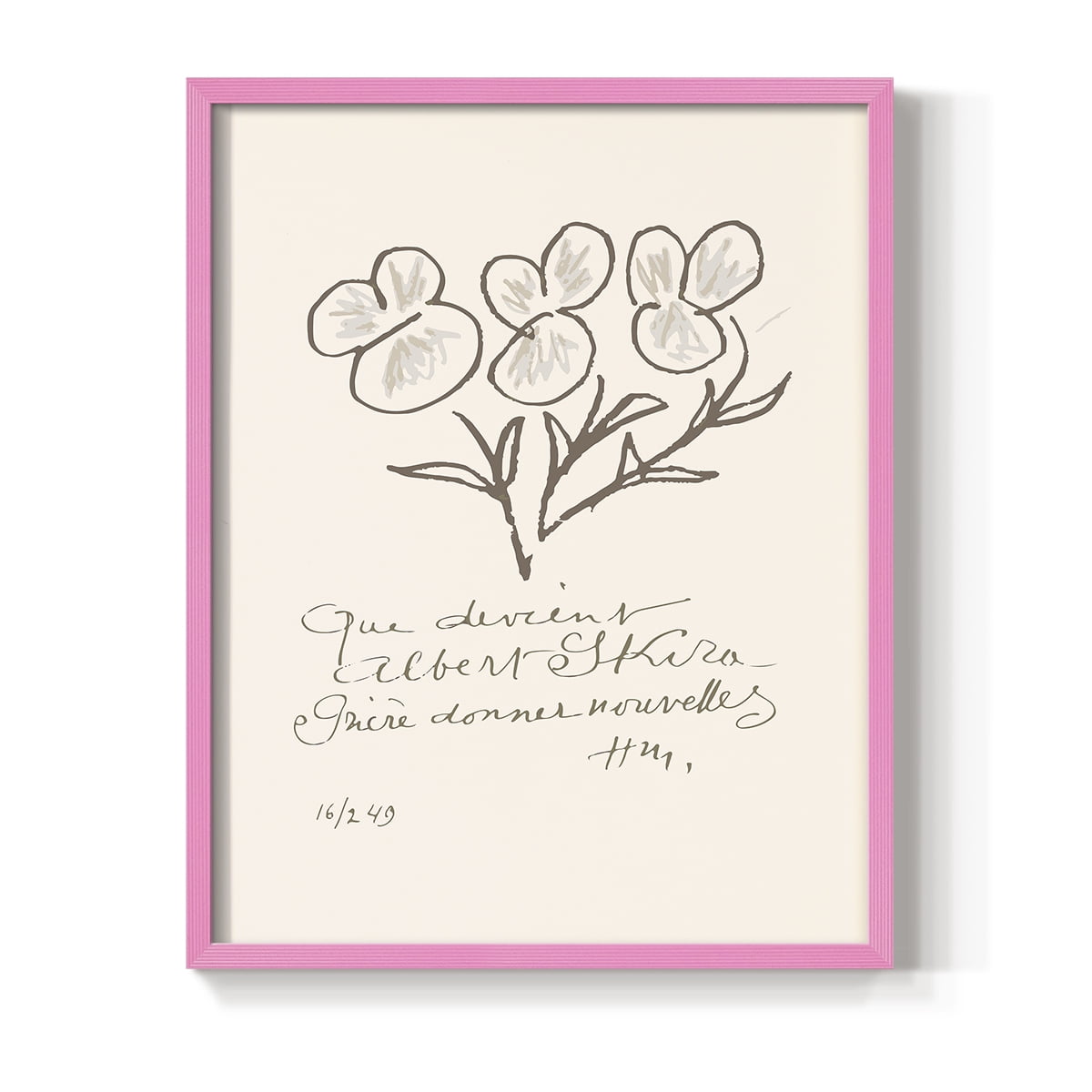 Matisse CCXLII in Solid Wood 8 x 10 Framed Print