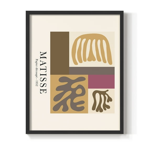 Matisse CCXLIII in Solid Wood 8 x 10 Framed Print