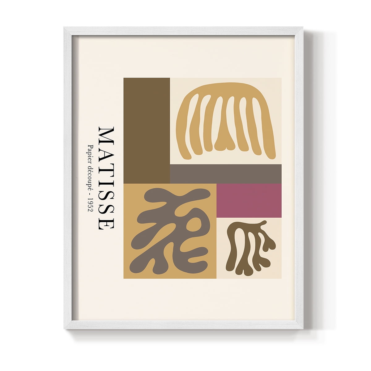 Matisse CCXLIII in Solid Wood 8 x 10 Framed Print