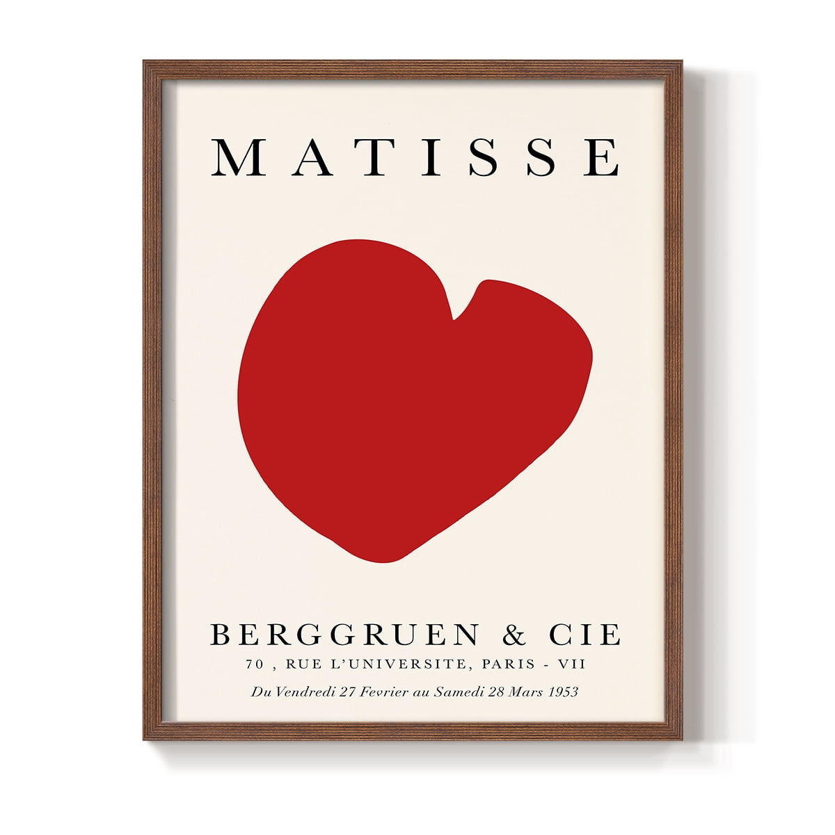 Matisse CCXVIII in Solid Wood 11 x 14 Framed Print