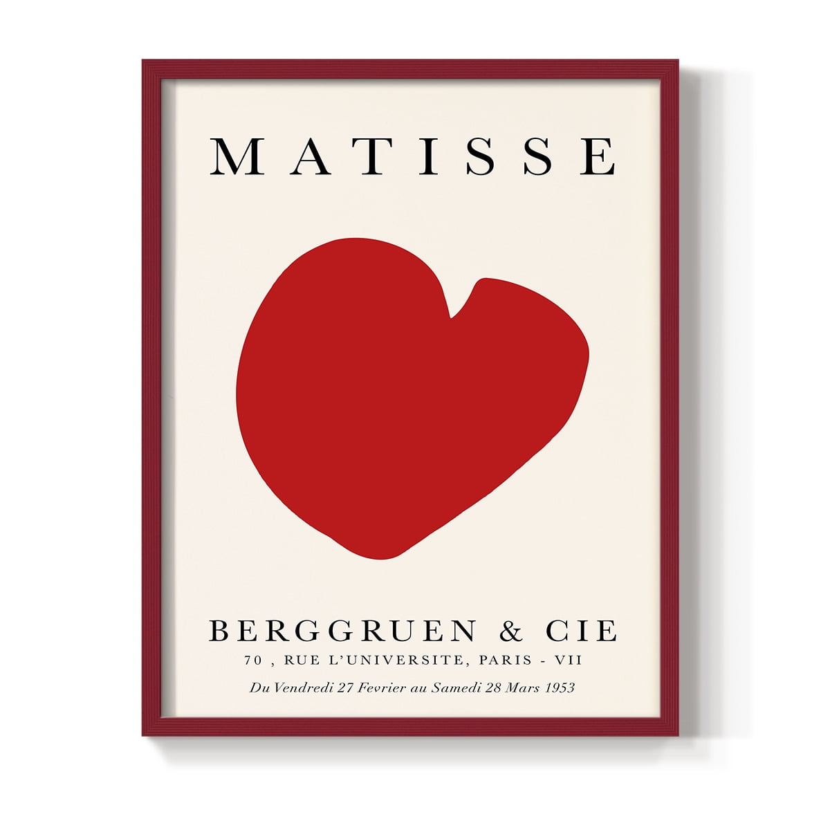 Matisse CCXVIII in Solid Wood 8 x 10 Framed Print