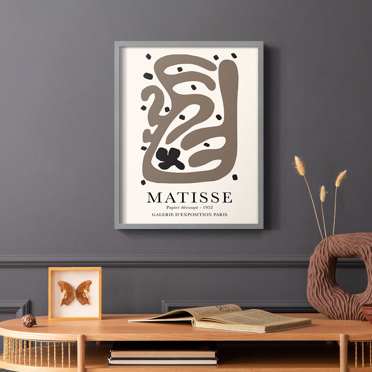 Matisse CCXX in Solid + Manufactured Wood Solid Wood 11 x 14 Framed Print