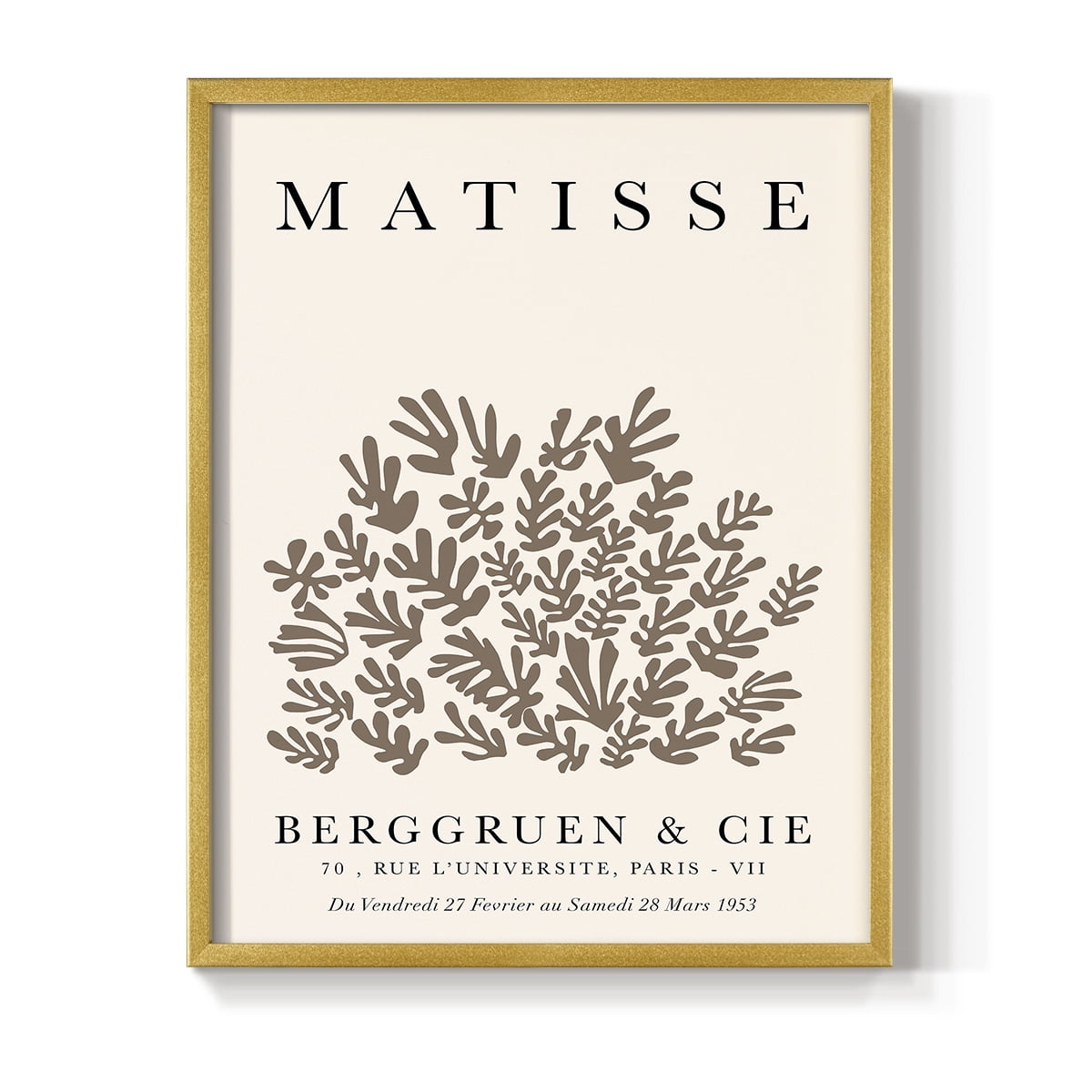 Matisse CCXXI in Solid Wood 11 x 14 Framed Print