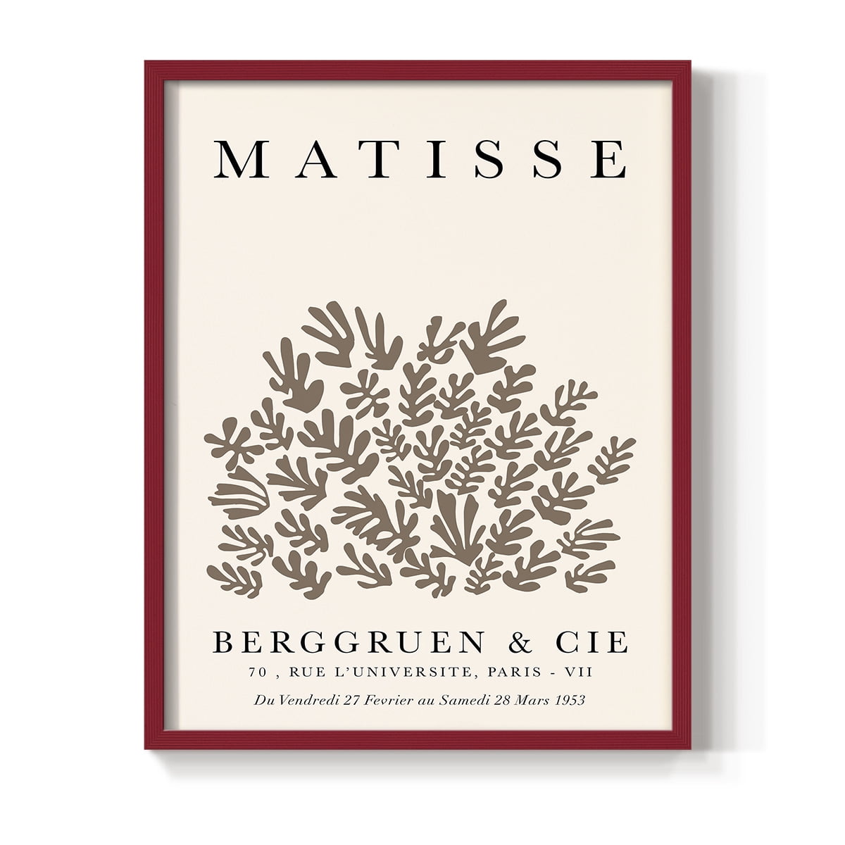 Matisse CCXXI in Solid Wood 8 x 10 Framed Print