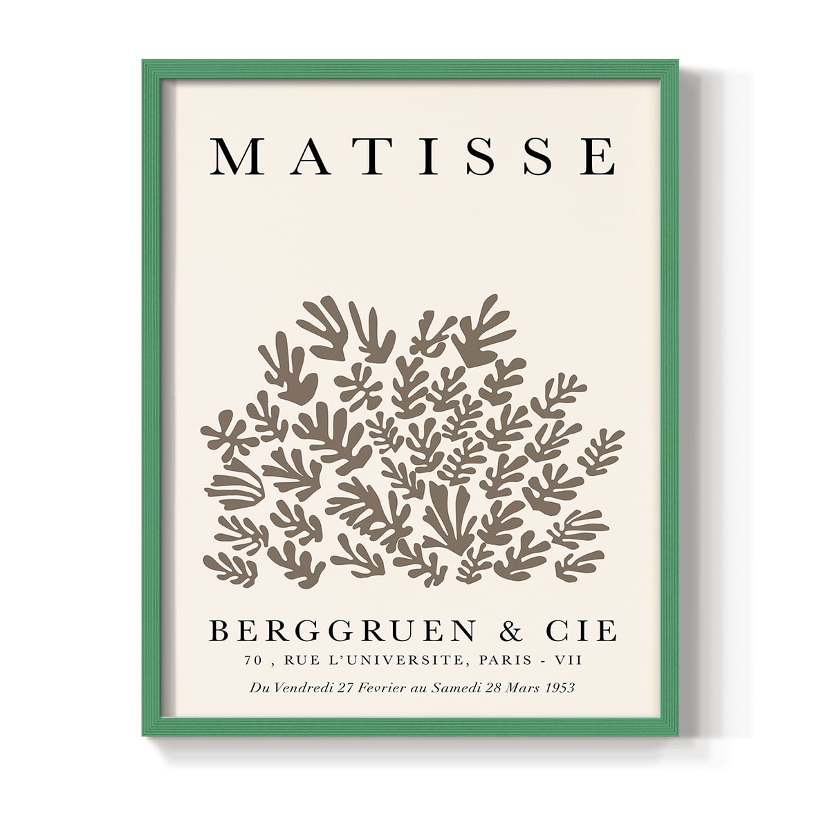 Matisse CCXXI in Solid Wood 8 x 10 Framed Print