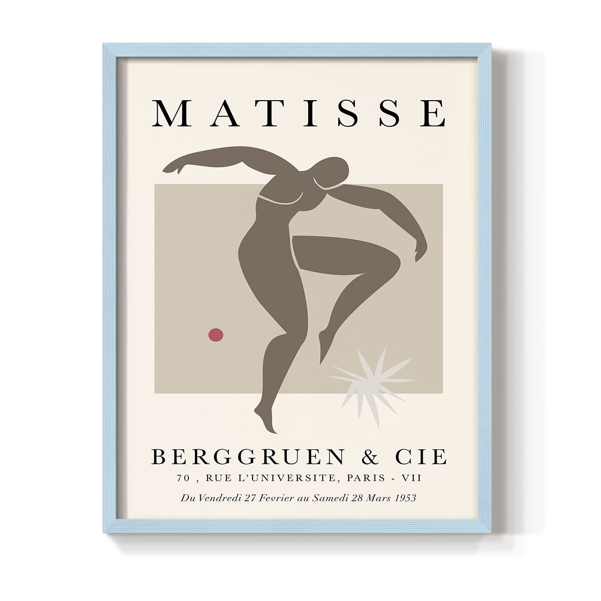 Matisse CCXXIX in Solid Wood 8 x 10 Framed Print