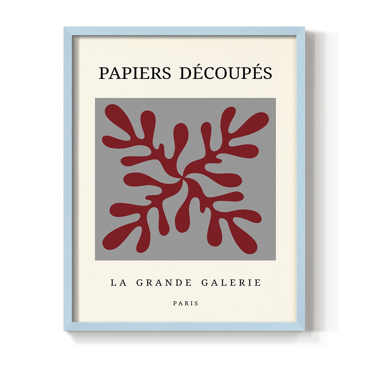 Matisse CD in Blue Solid Wood 16 x 20 Framed Print