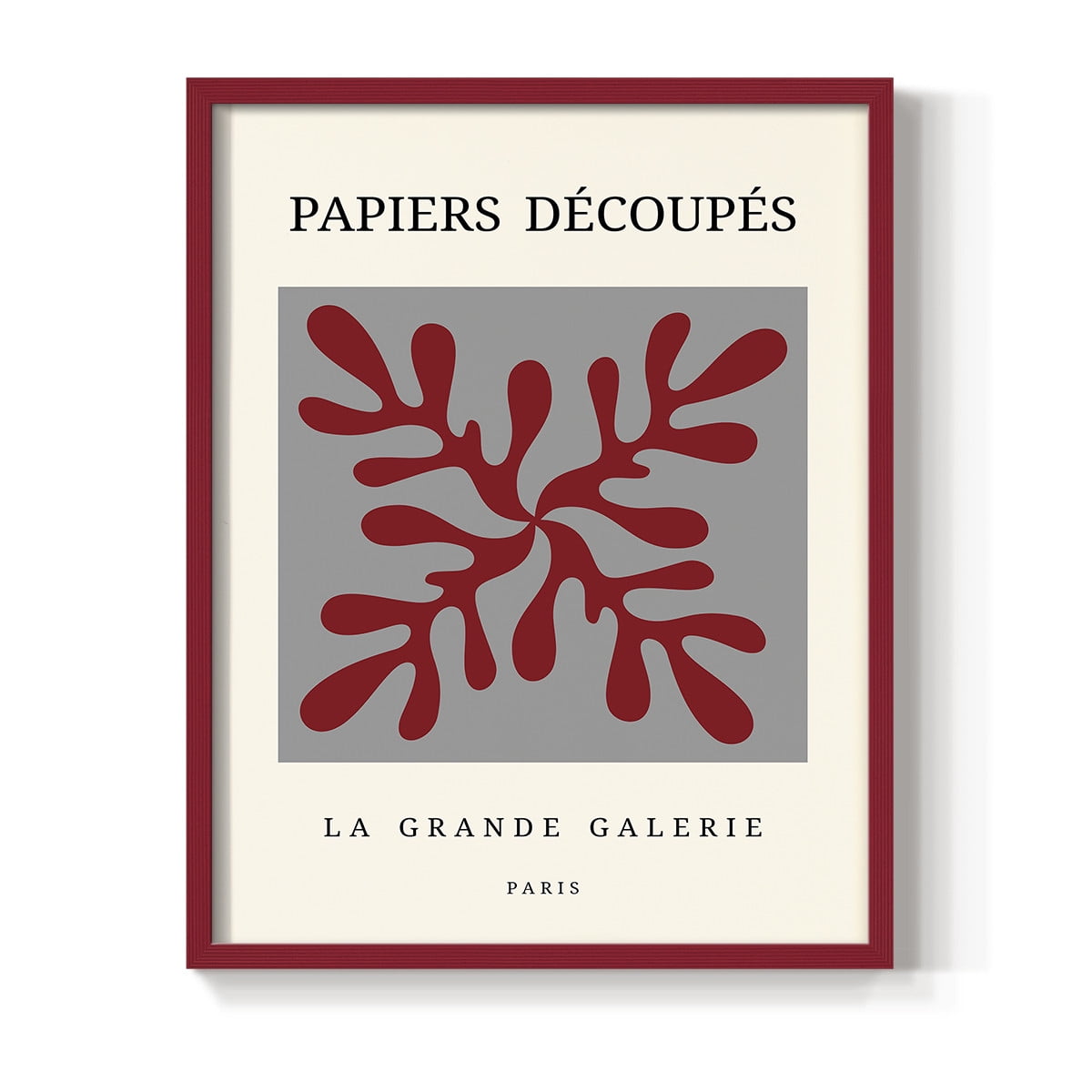 Matisse CD in Red Solid Wood 8 x 10 Framed Print