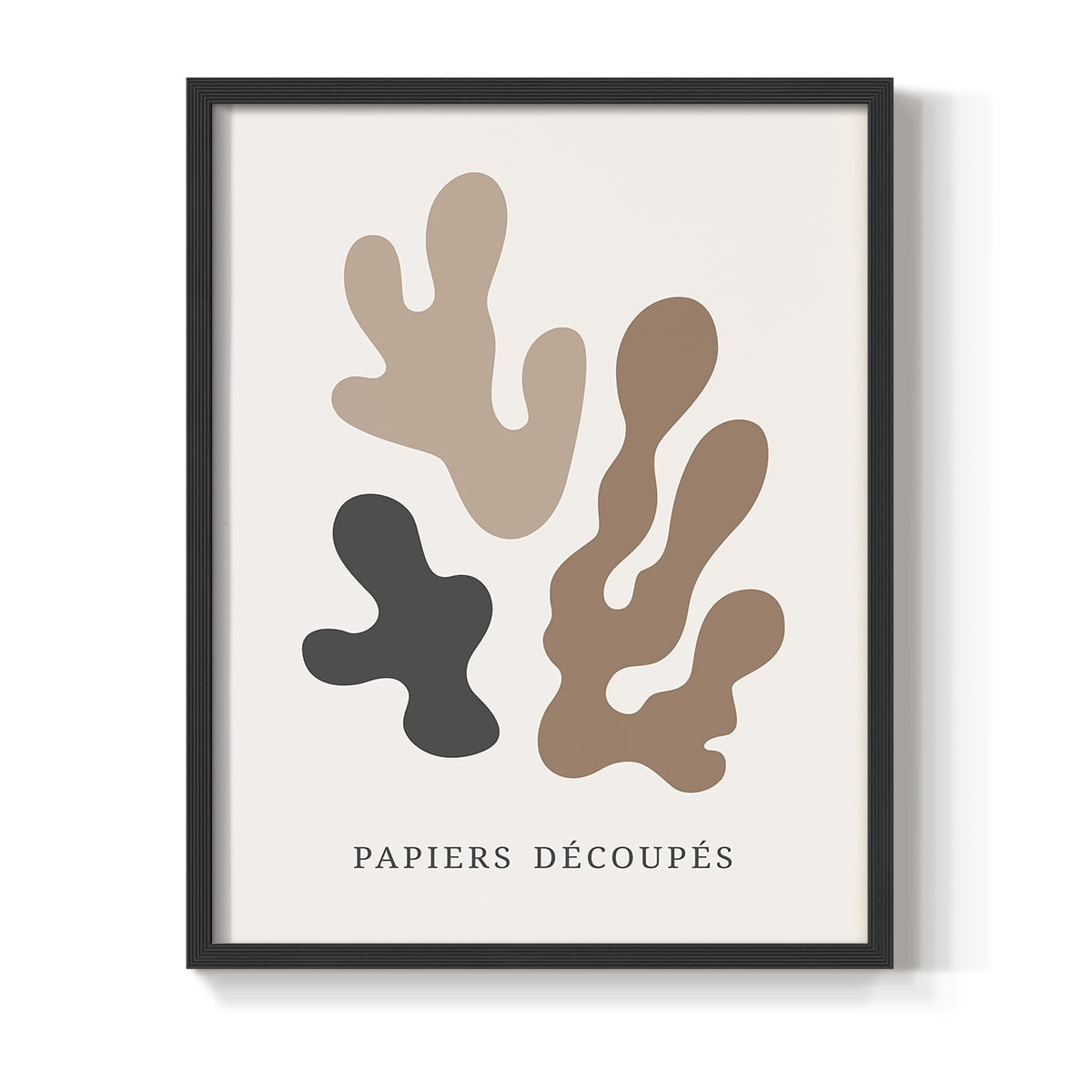 Matisse CDIV in Black Solid Wood Framed Print No Nail Hanging