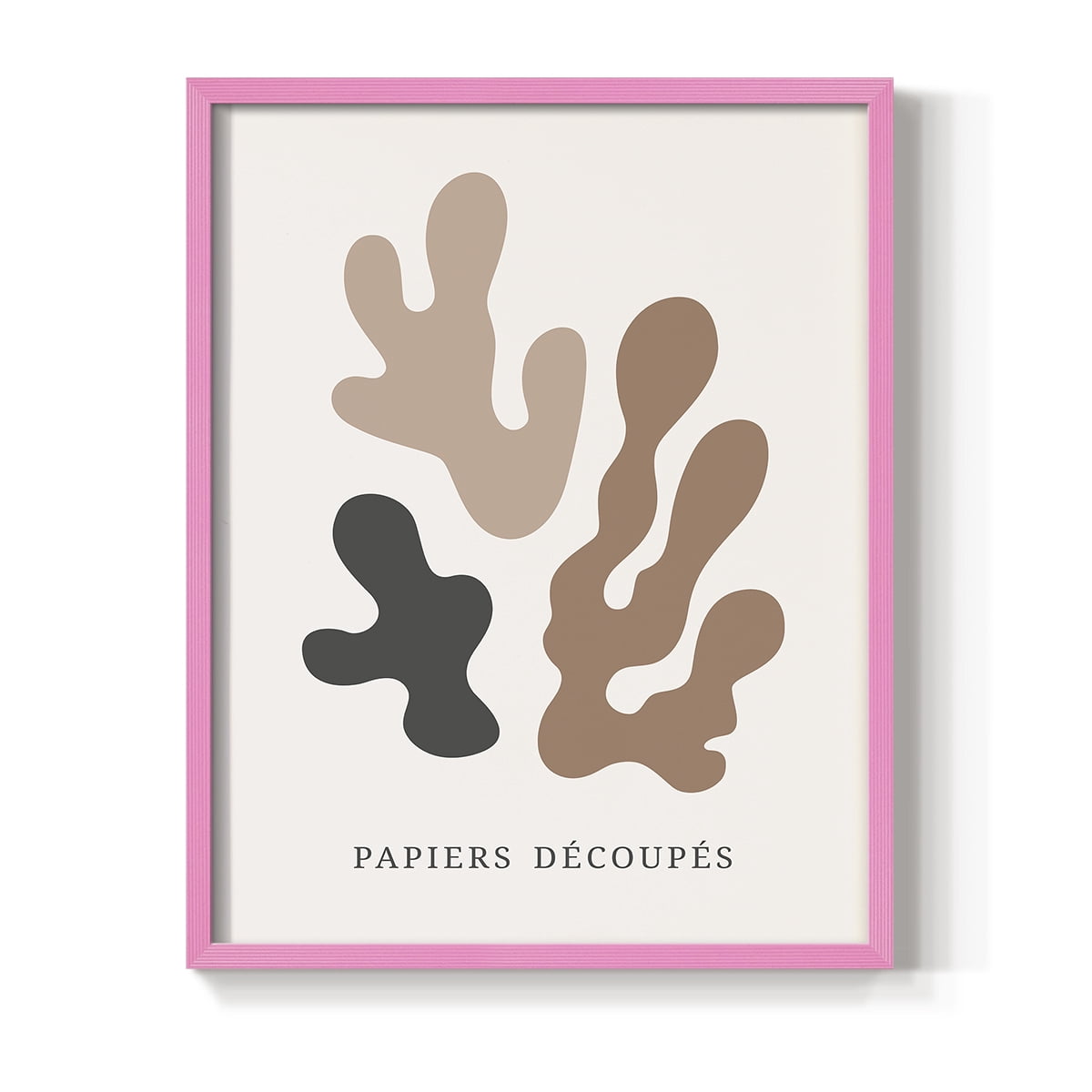 Matisse CDIV in Pink Solid Wood Framed Print No Nail Hanging
