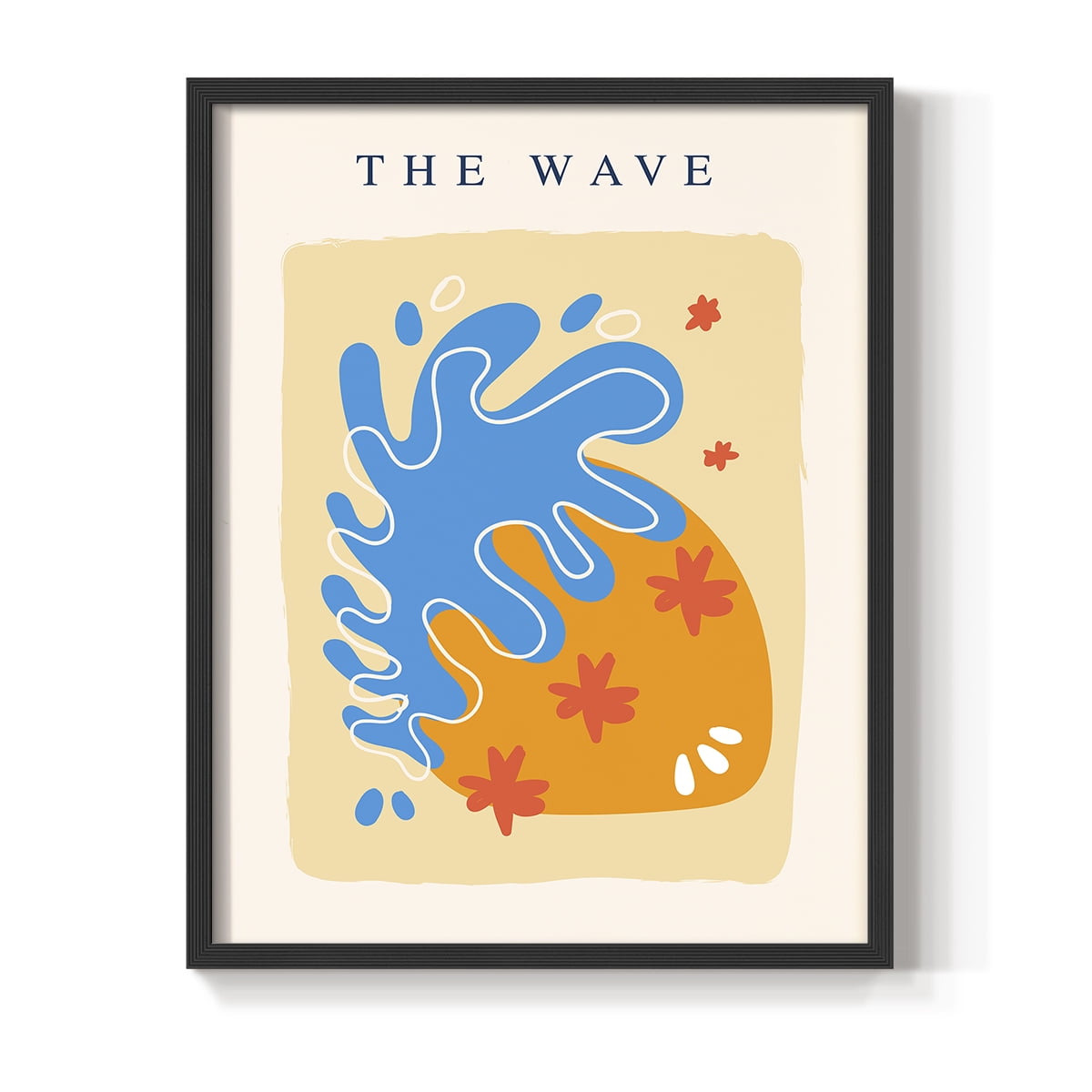 Matisse CDLXIII in Black Solid Wood Framed Print No Nail Hanging