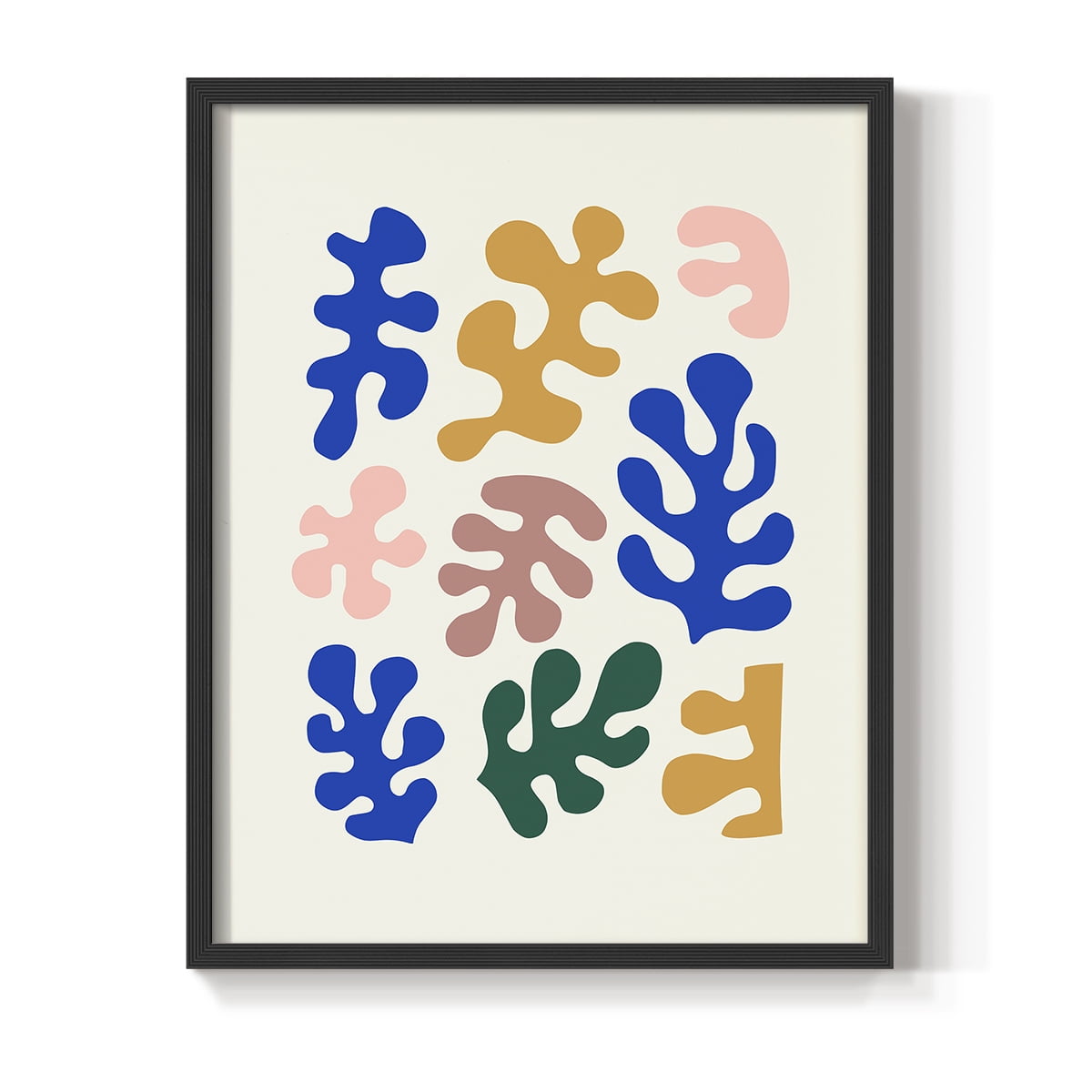 Matisse CDLXV in Black Solid Wood Framed Print No Nail Hanging