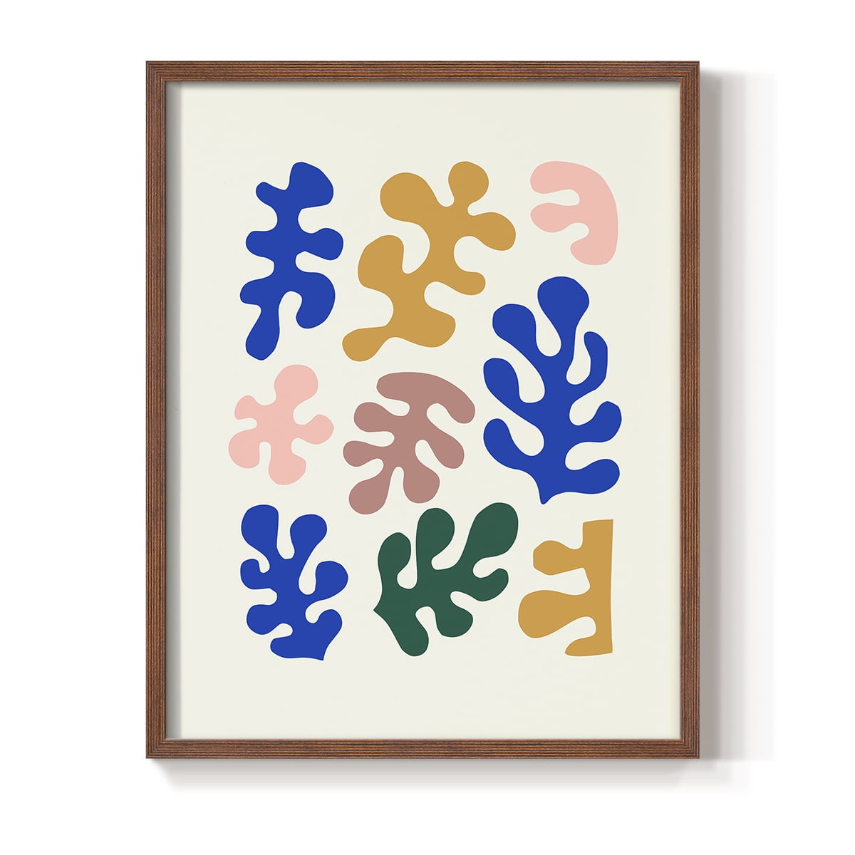 Matisse CDLXV in Brown Solid Wood Framed Print No Nail Hanging