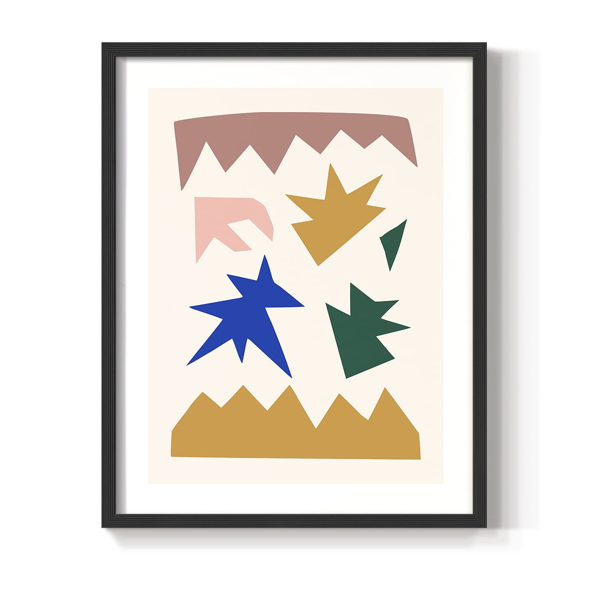 Matisse CDLXVIII in Black Solid Wood Framed Print No Nail Hanging