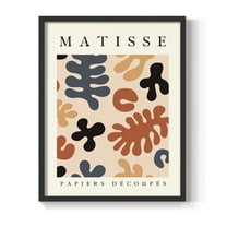 Matisse CDVI in Black Solid Wood Framed Print No Nail Hanging