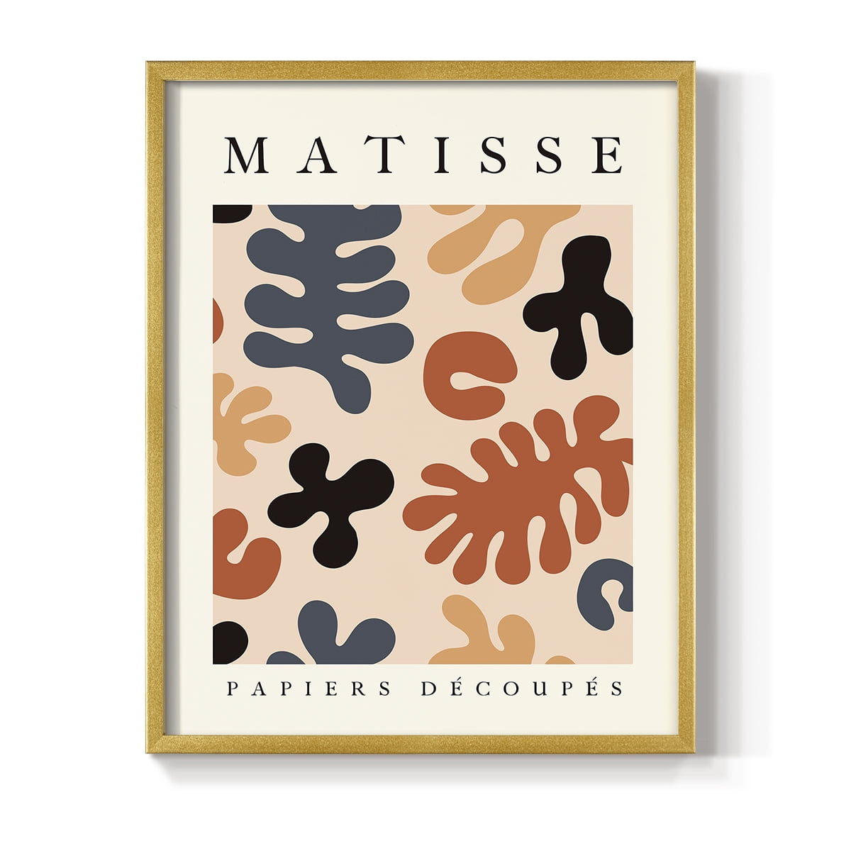 Matisse CDVI in Gold Solid Wood Framed Print No Nail Hanging