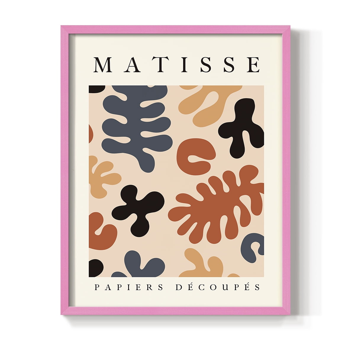 Matisse CDVI in Pink Solid Wood Framed Print No Nail Hanging
